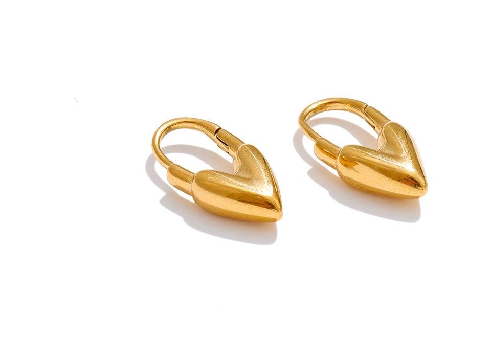 Heart Drop Earrings