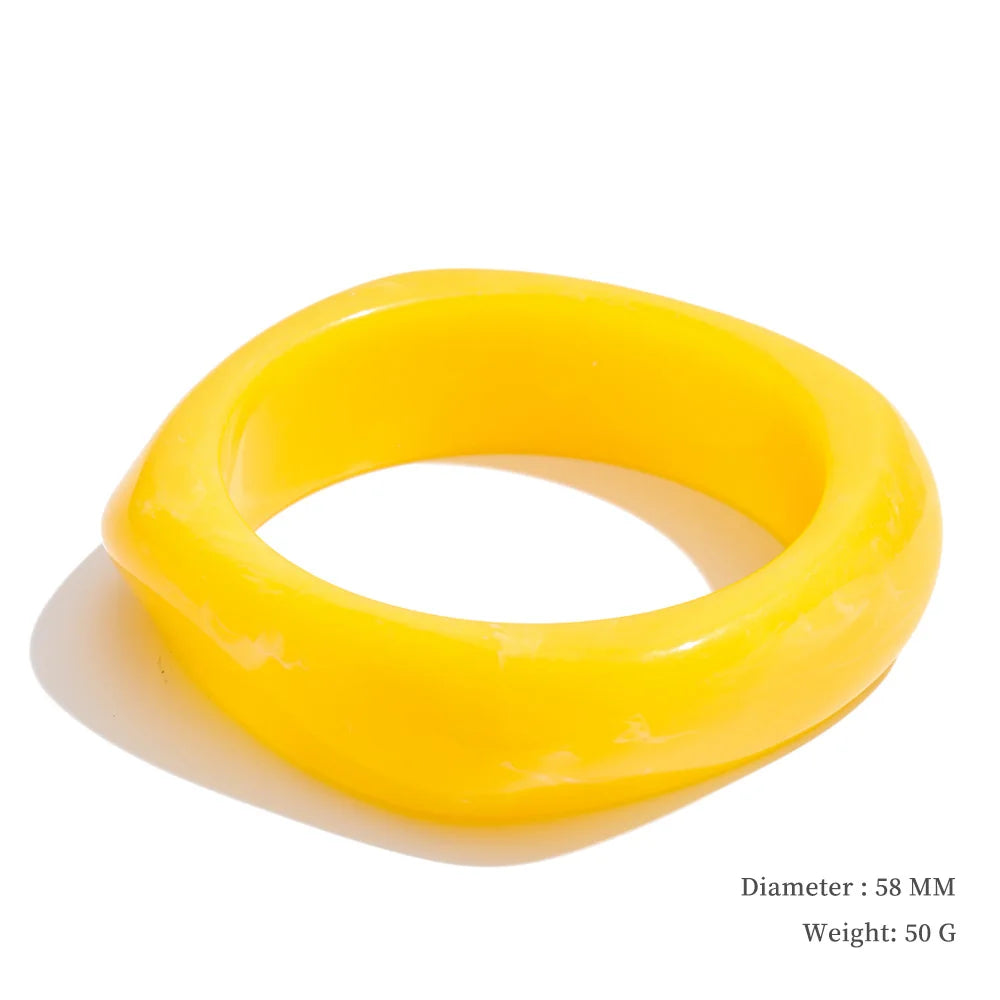 Ocean Mist Resin Bangle