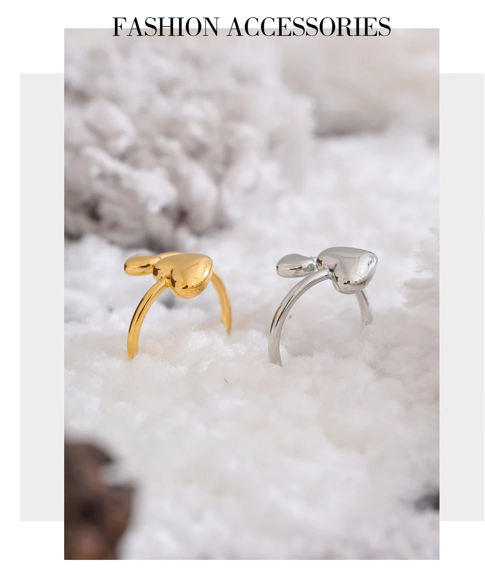 Sculpted Heart Ring