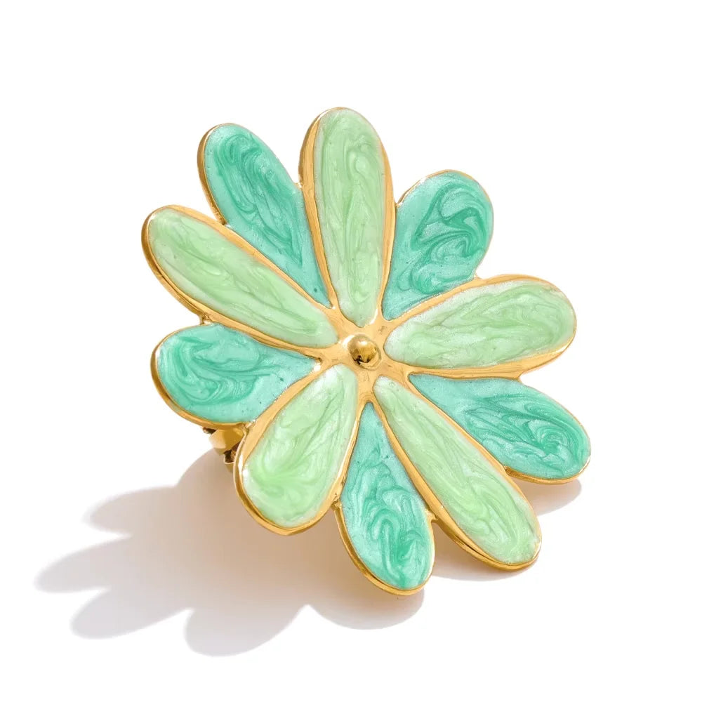Colorful Flower Pins