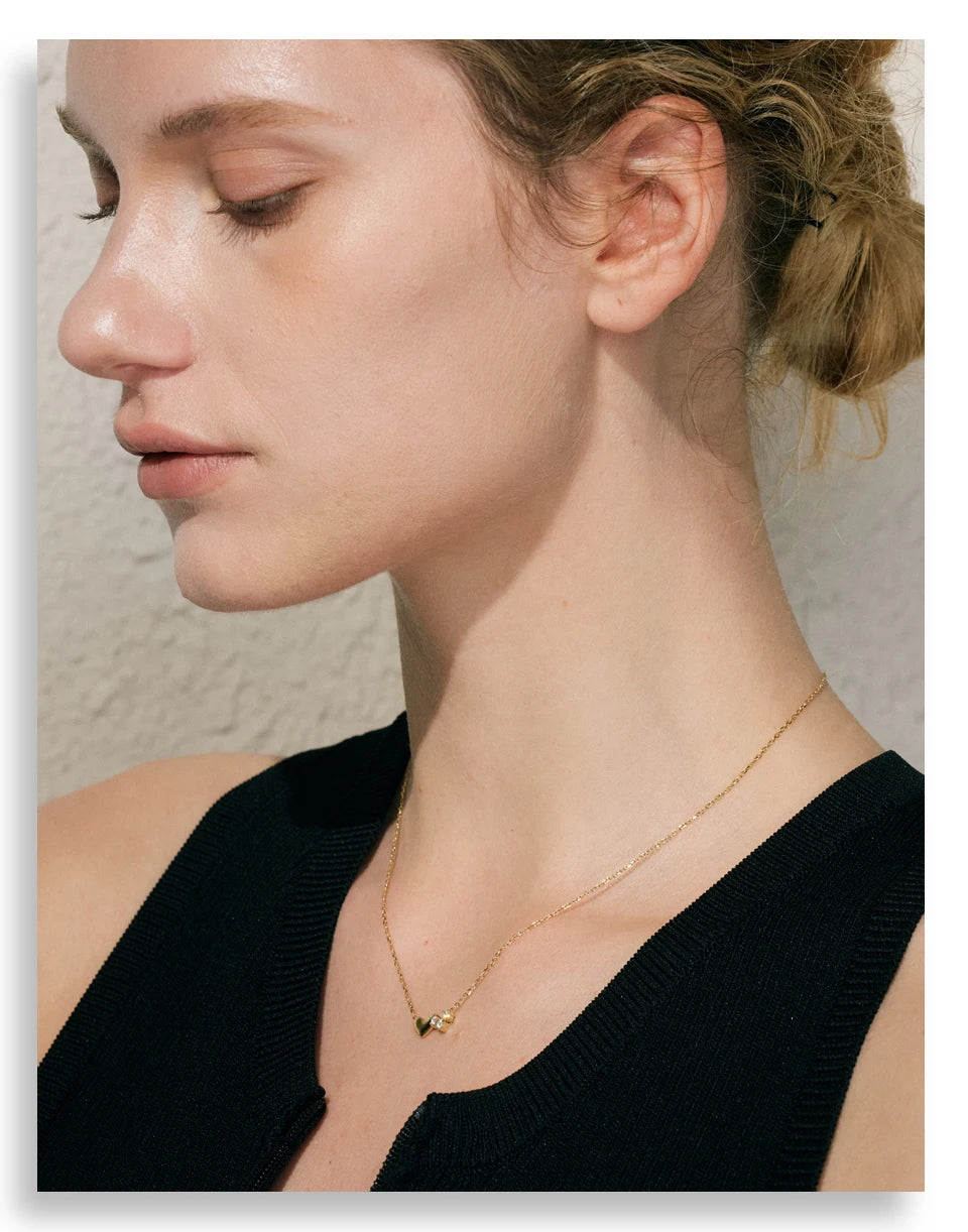 Wing & Crystal Necklace