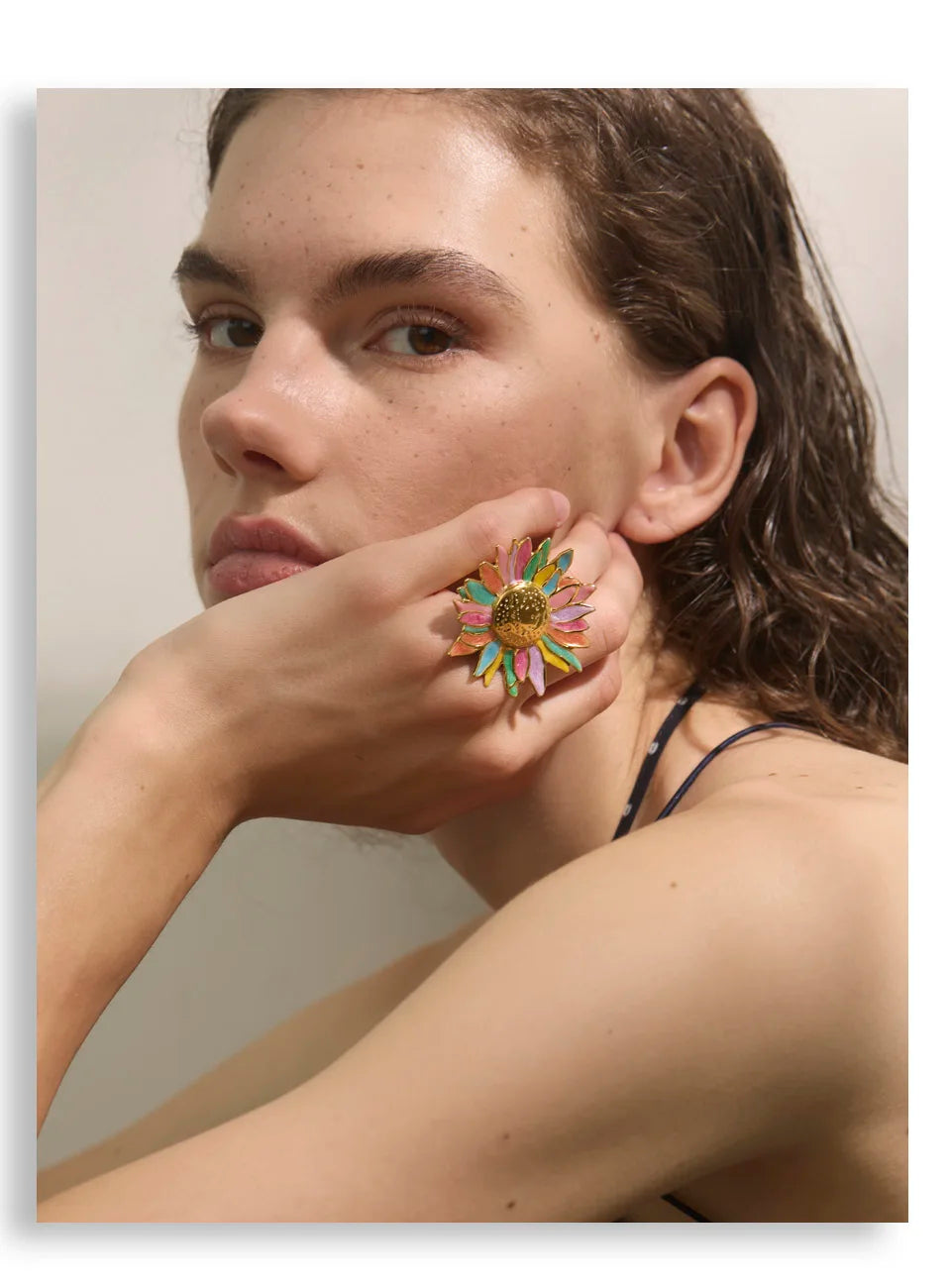 Colorful Flower Pins