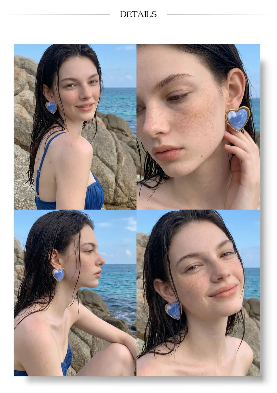 Heart Stud Earrings