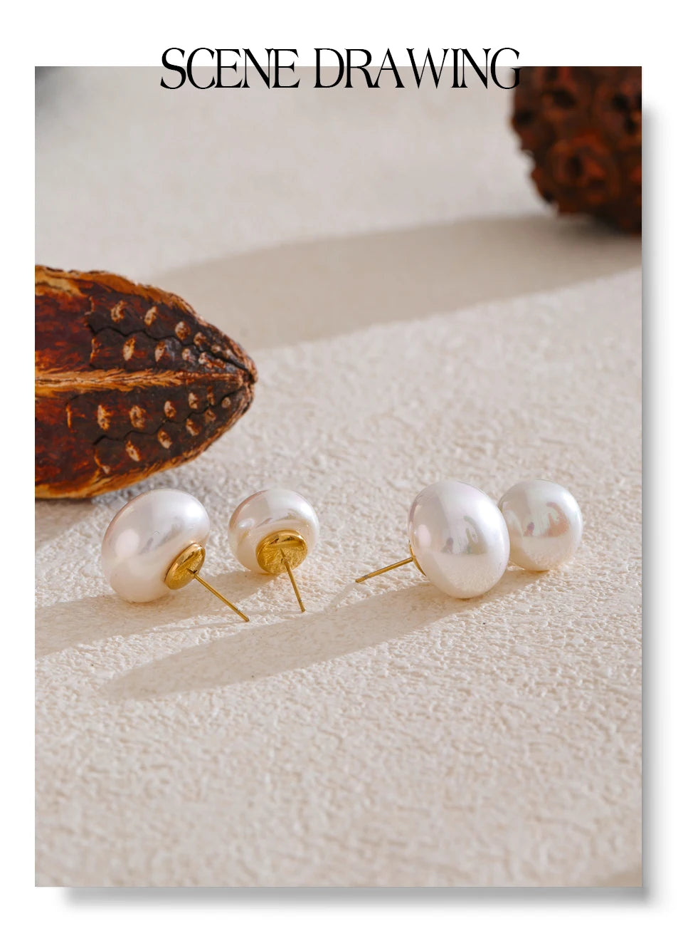 Lustrous Pearl Studs