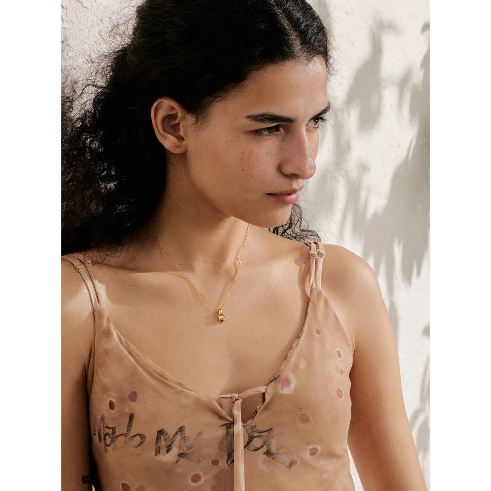 Drop Pearl Necklace
