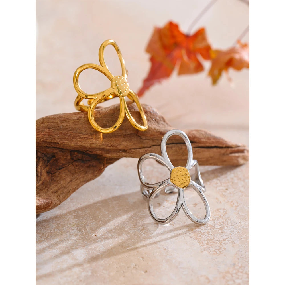 Double Flower Rings