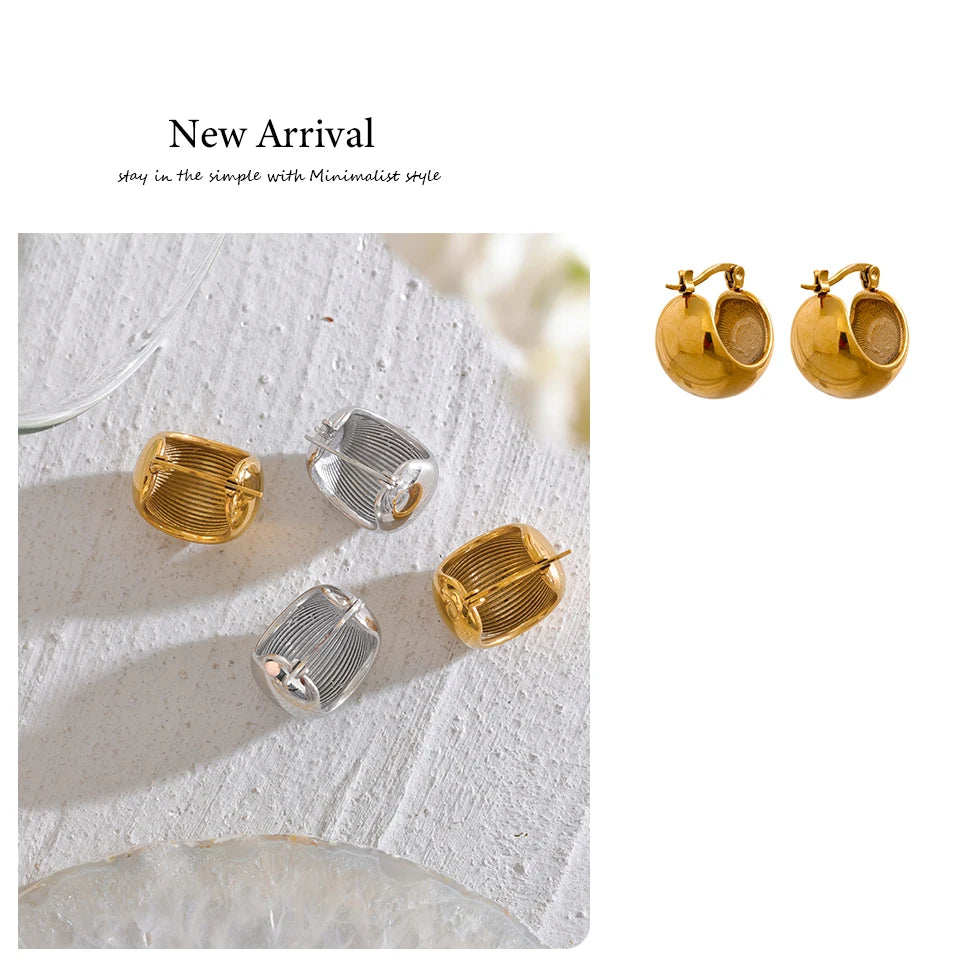 Celestial Curve Hoops