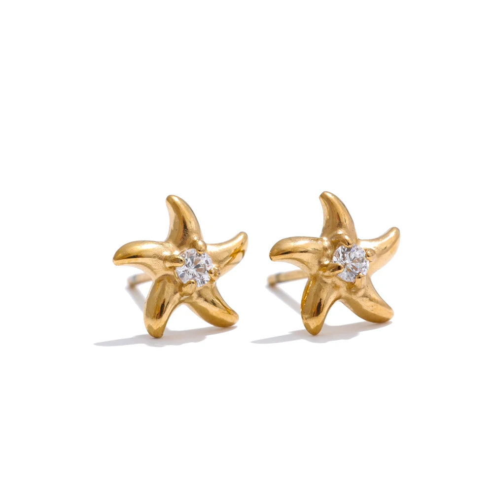 Starfish Spark Earrings