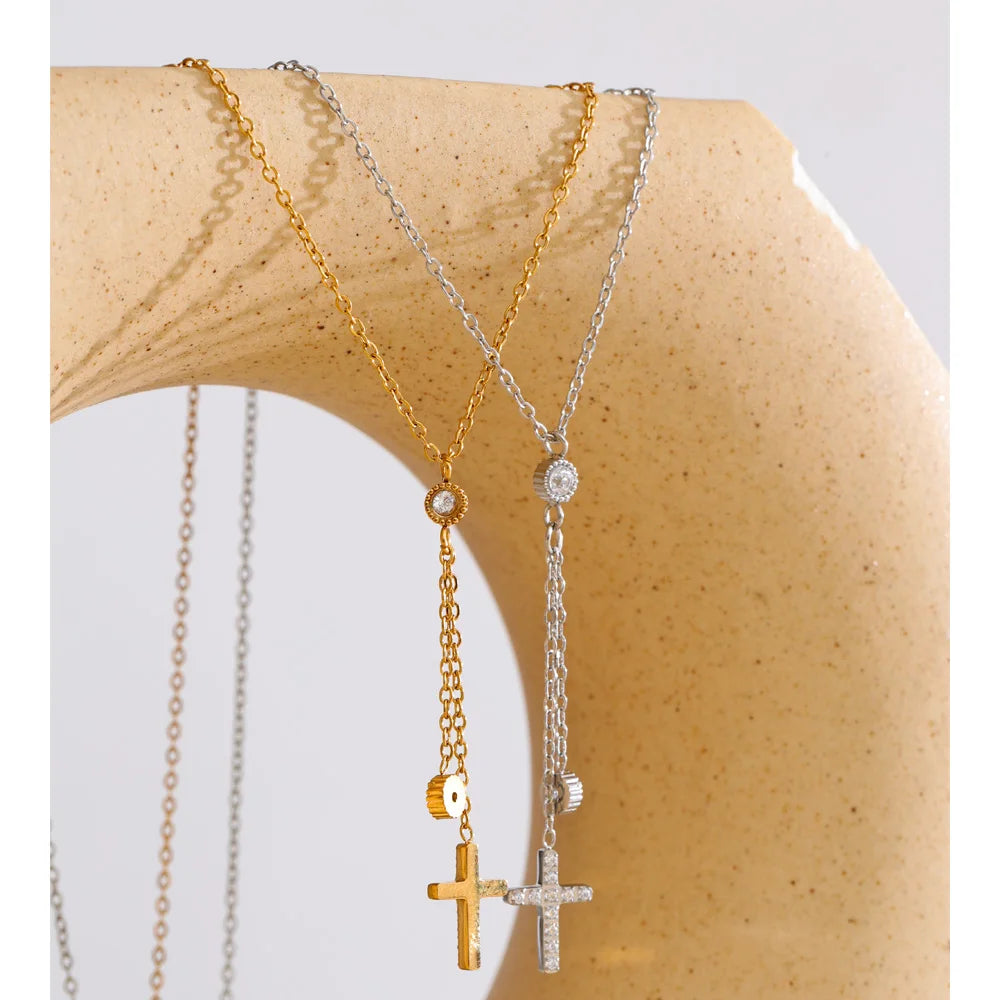 Crystal Classic Cross Pendant