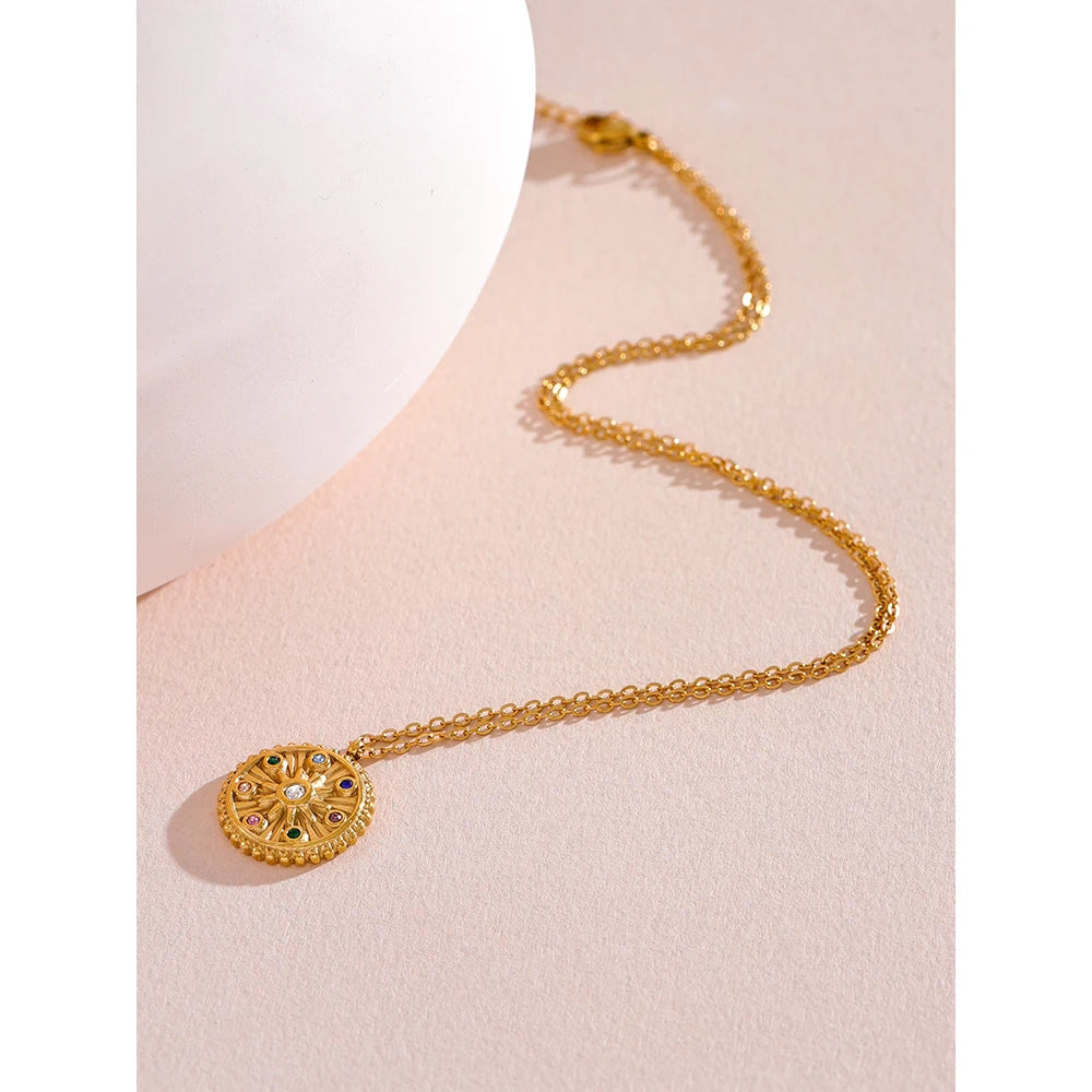 Celestial Medallion Necklace