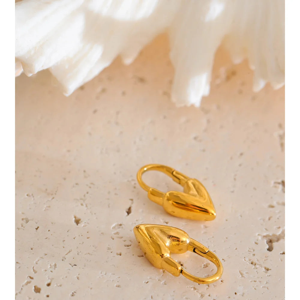 Heart Drop Earrings