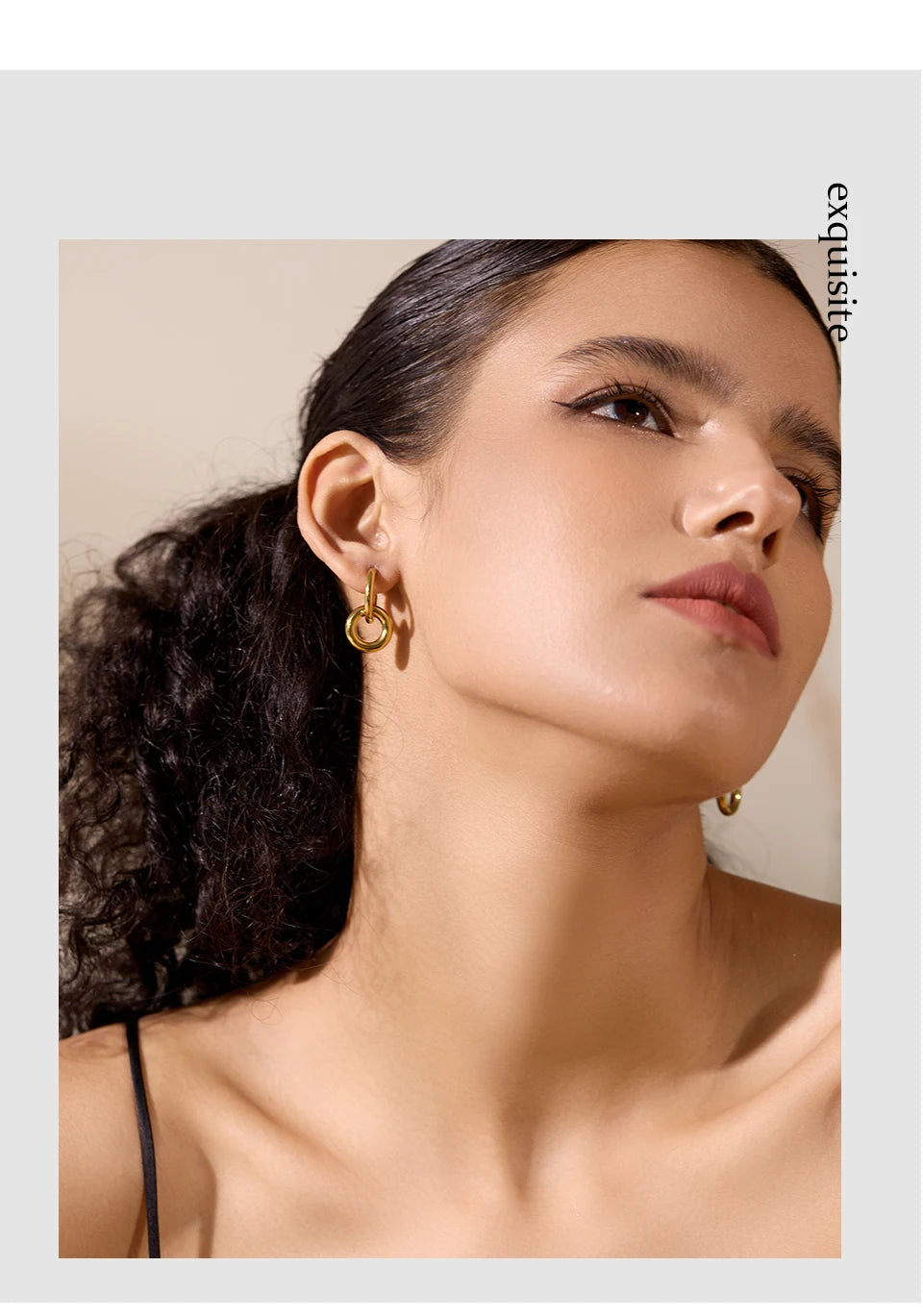 Double-Link Drop Earrings