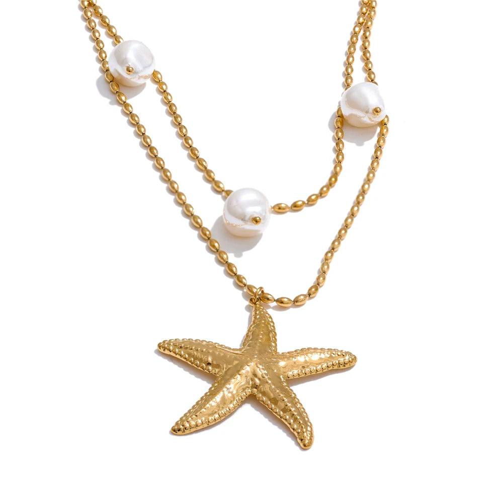 Ocean Star Layered Necklace