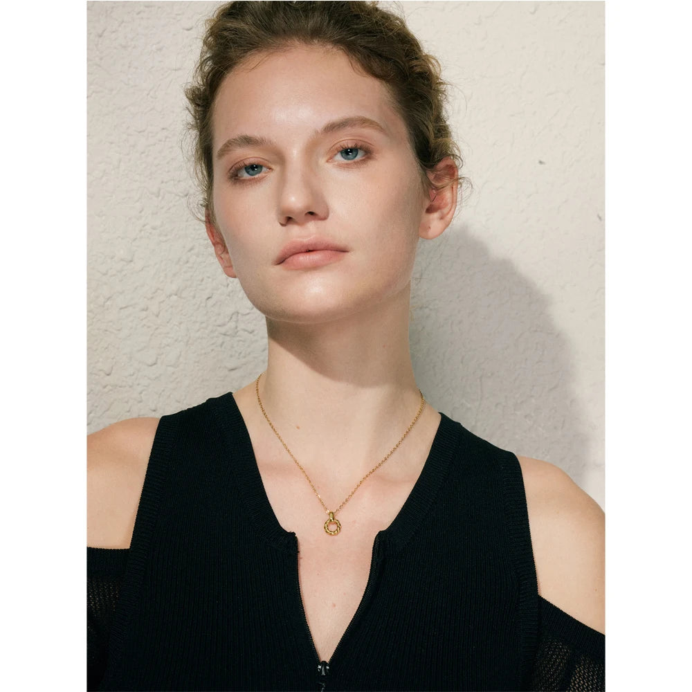 Braided Knot Pendant Necklace