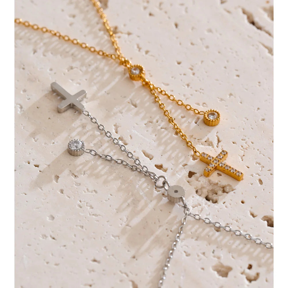 Crystal Classic Cross Pendant