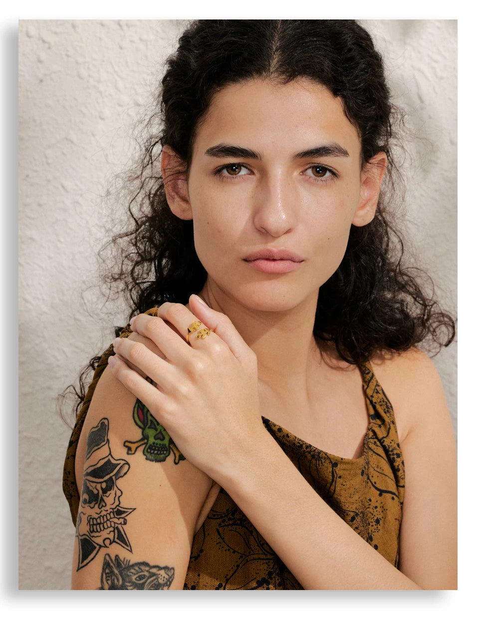 Double Clover Open Ring