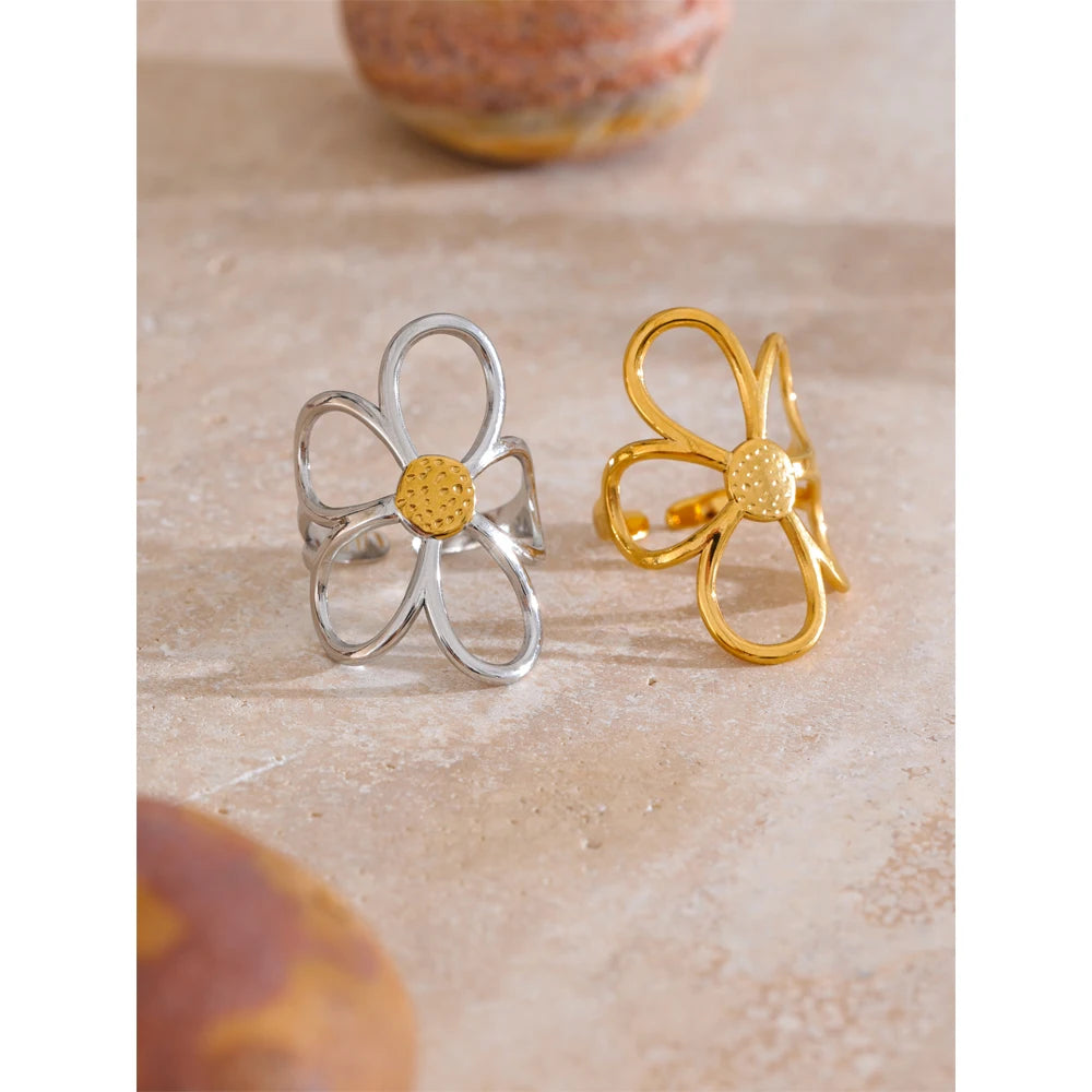 Double Flower Rings