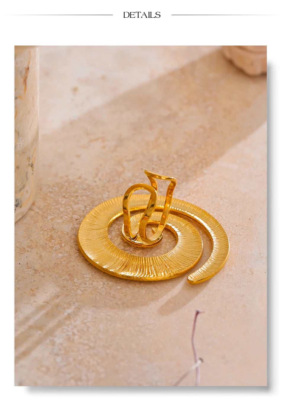Spiral Statement Ring