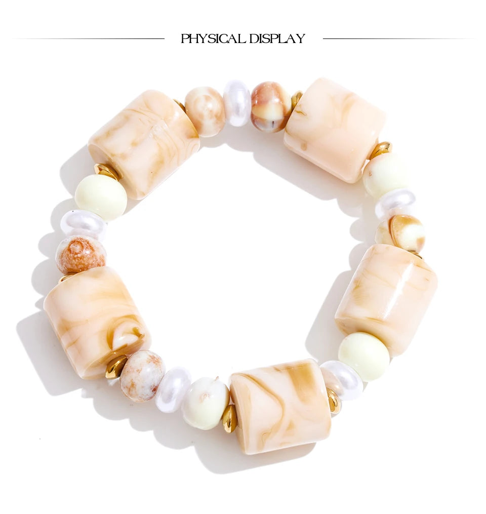 Coastal Pearl & Shell Bracelet