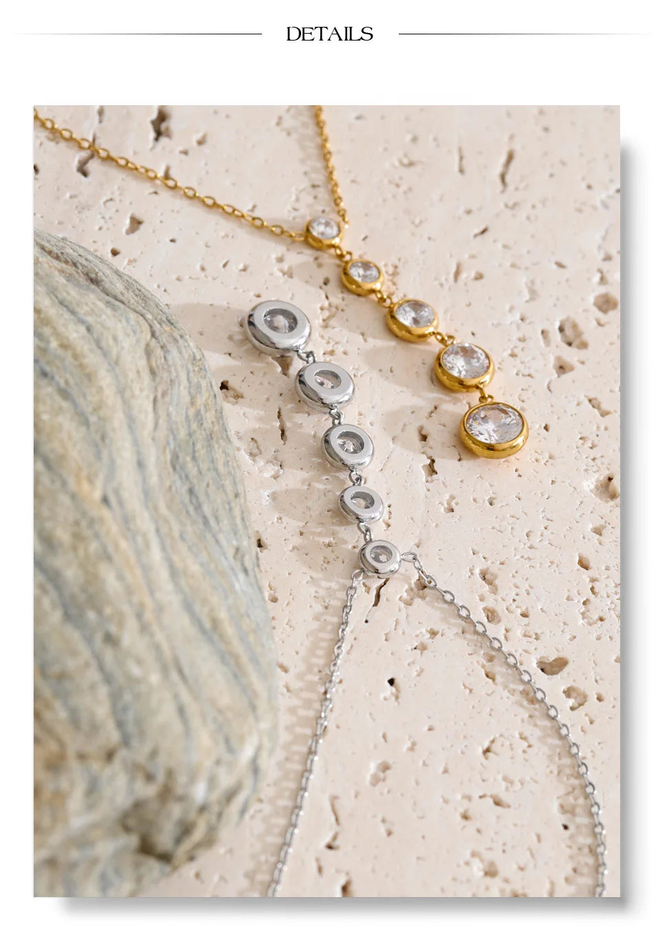 Diamond Drop Pendant Neckla