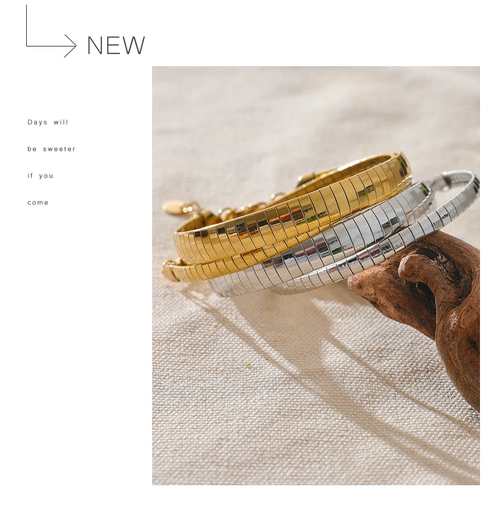 Geometric Gold Bracelet