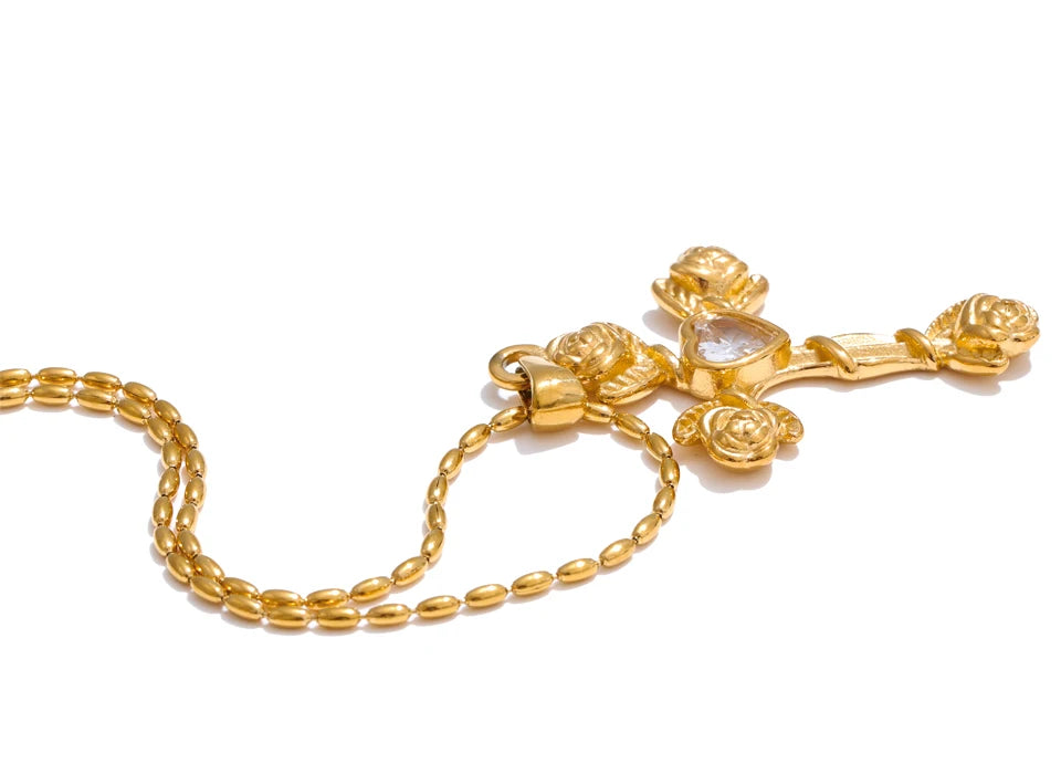 Royal Sacred Cross Necklace