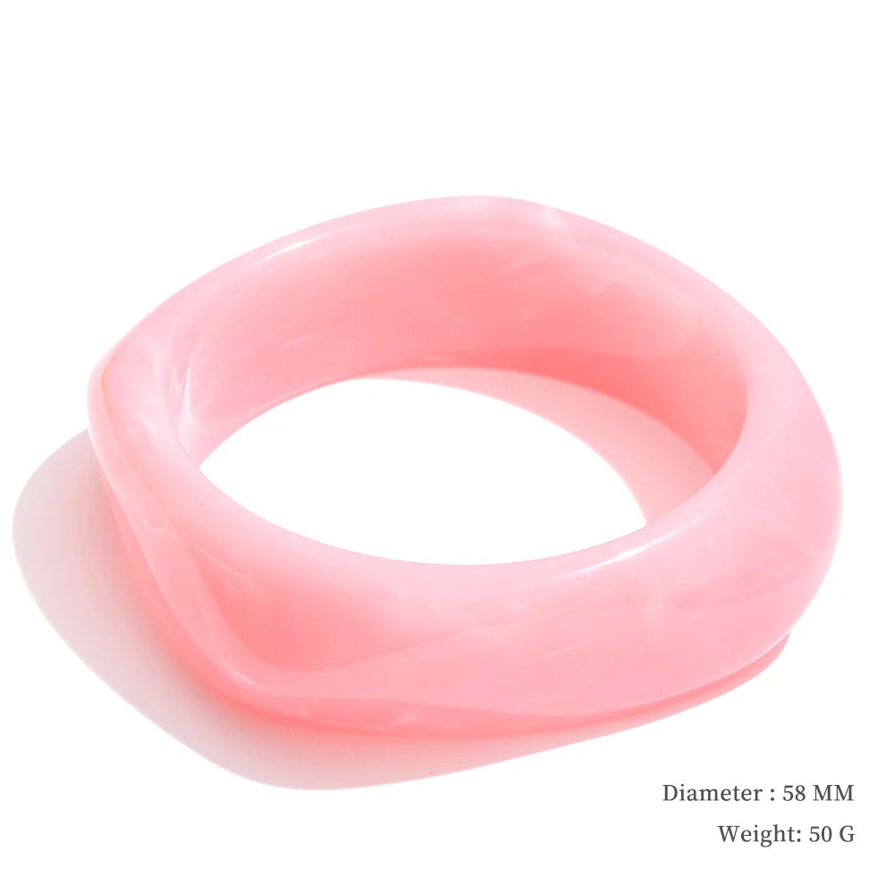 Ocean Mist Resin Bangle