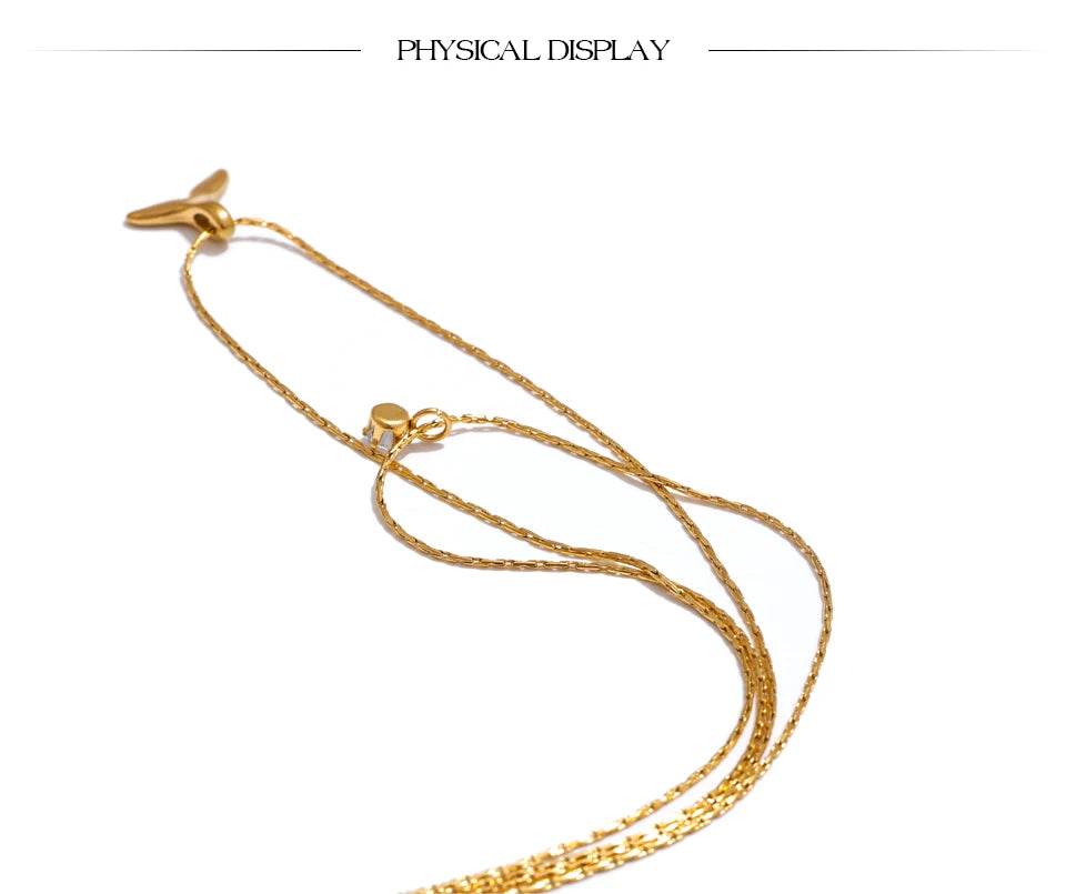 Twin Layer Starfish Necklace