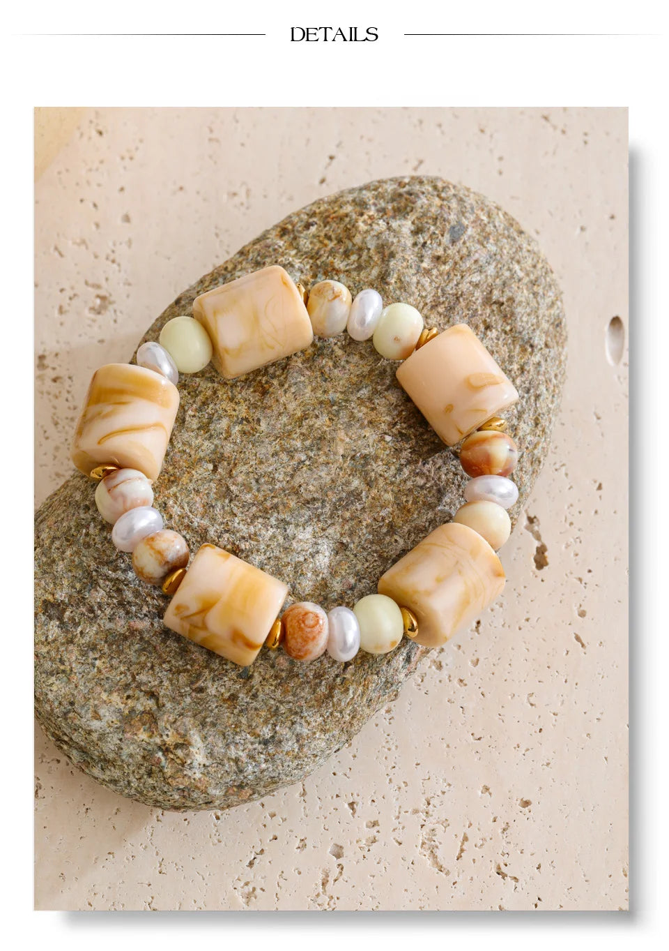 Coastal Pearl & Shell Bracelet