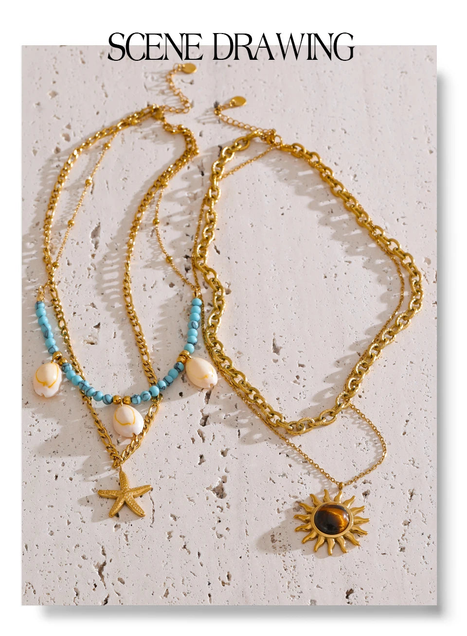 Charm Story Layered Necklace