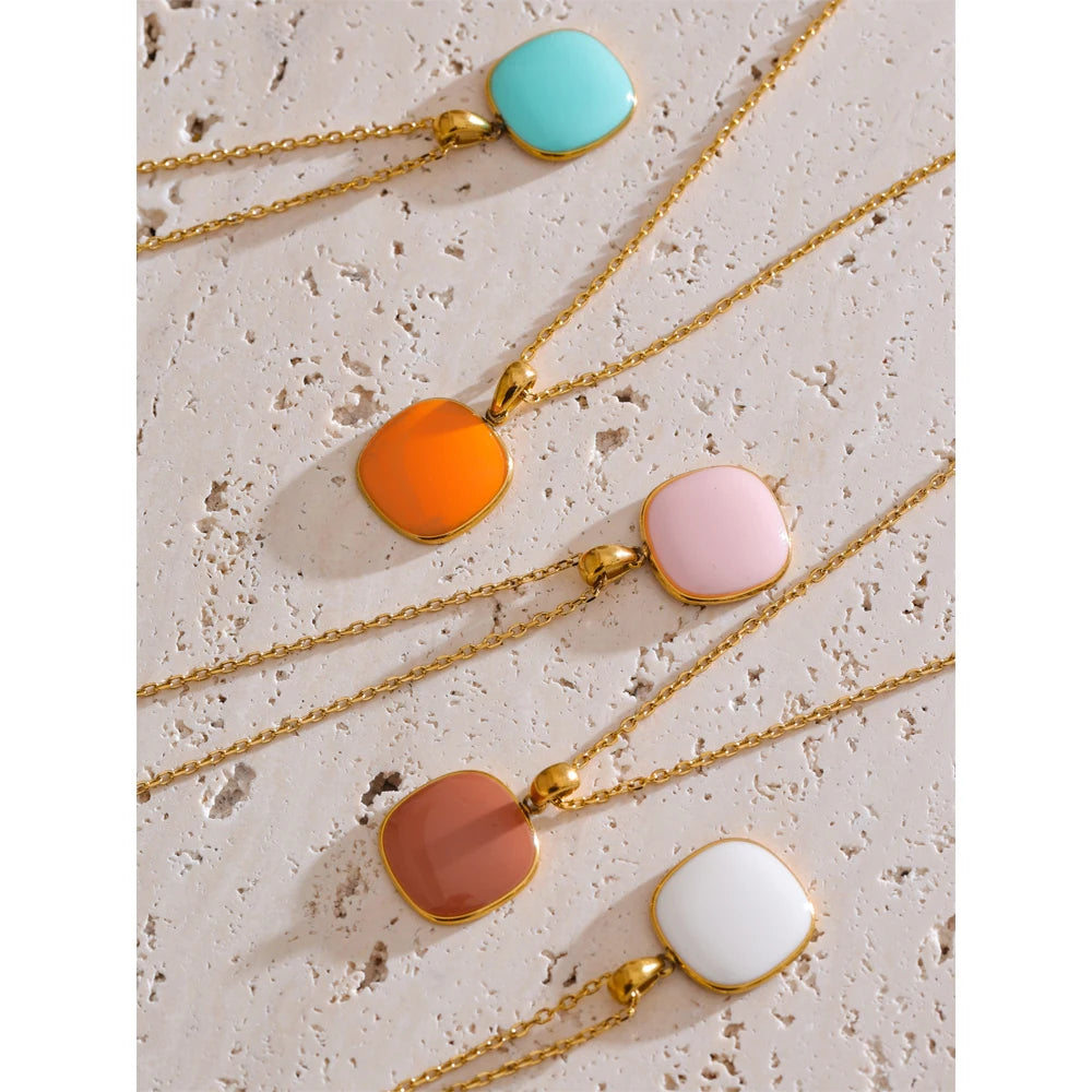 Candy Gem Pendant Necklace