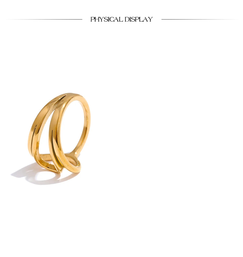 Interlocking Sculptural Rings