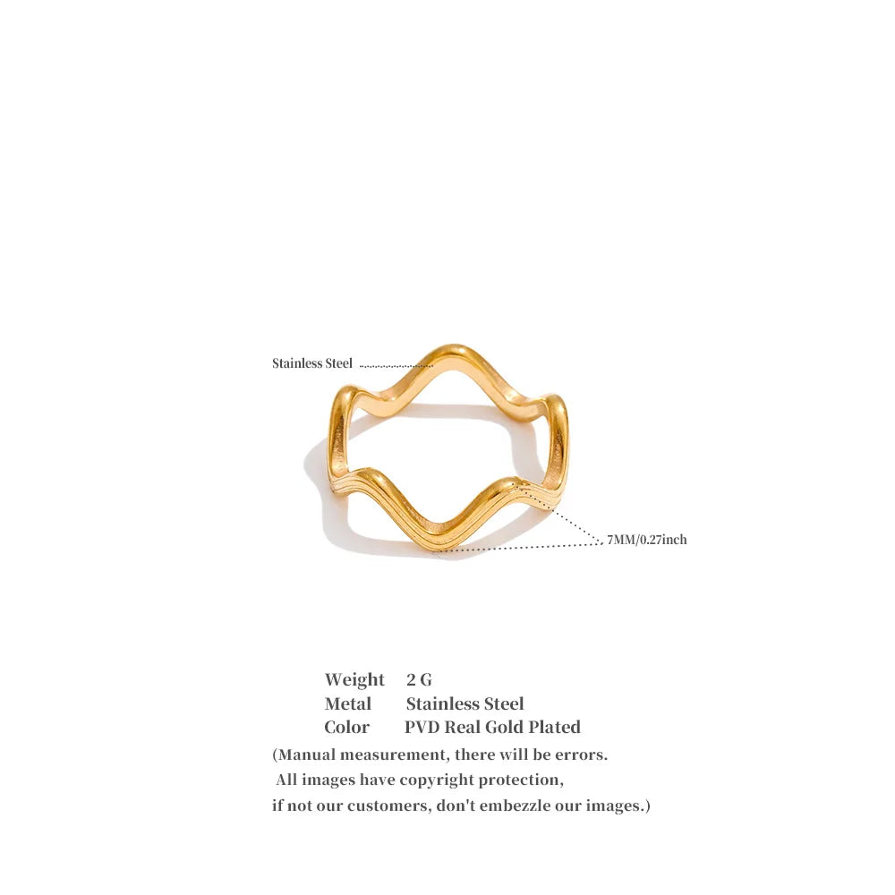 Chic Wave Ring