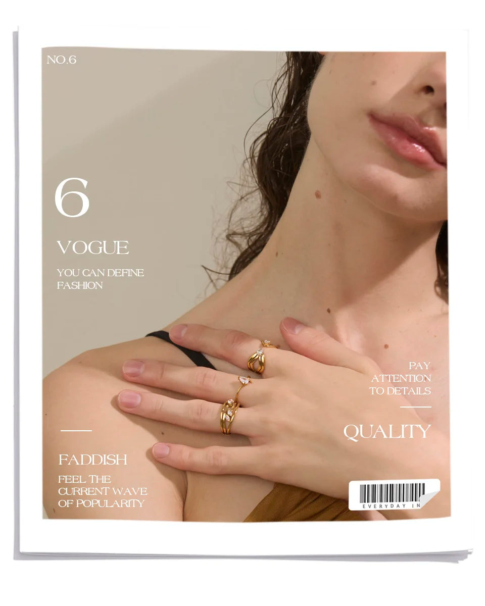 Crystal Solitaire Ring