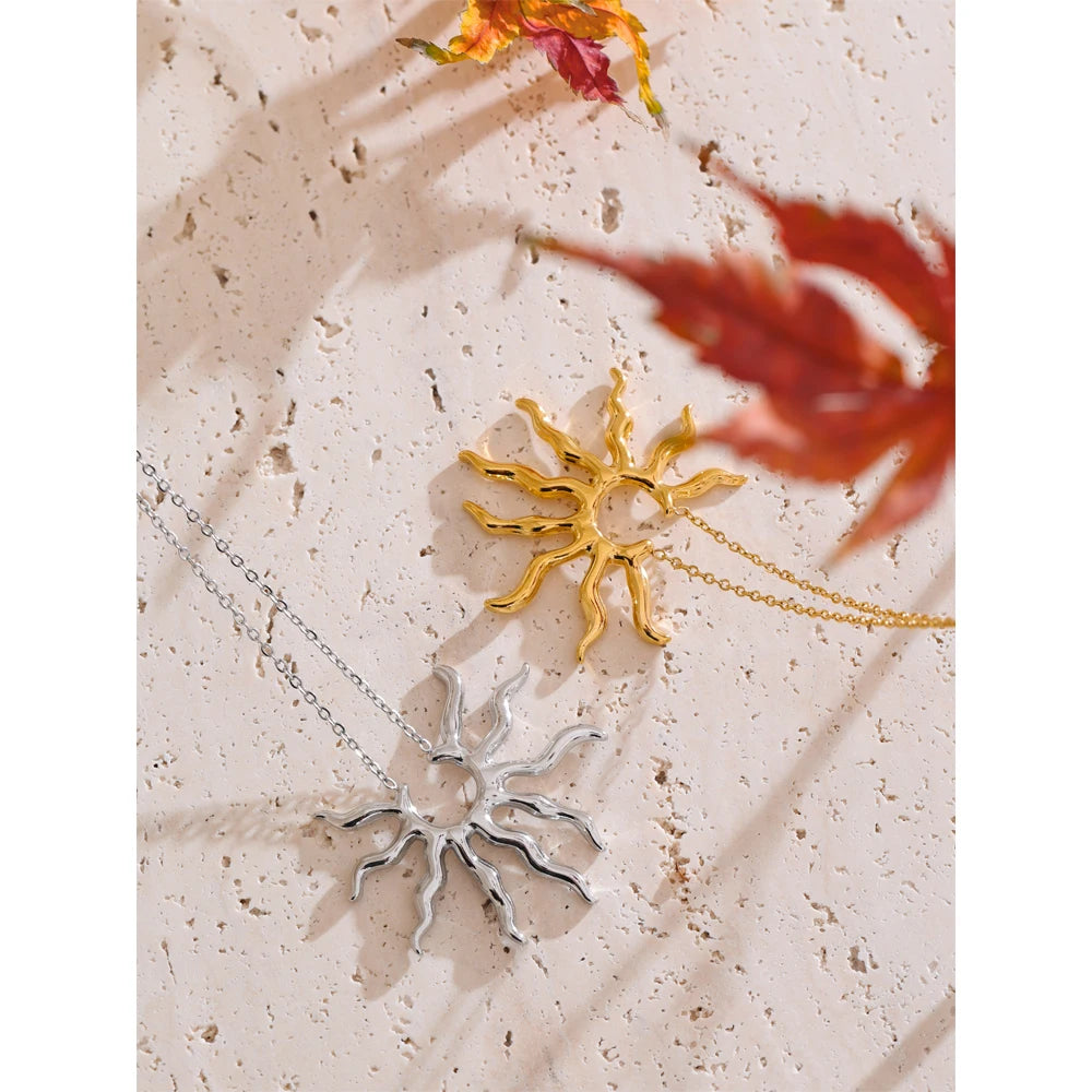 Sun Pendant Necklace