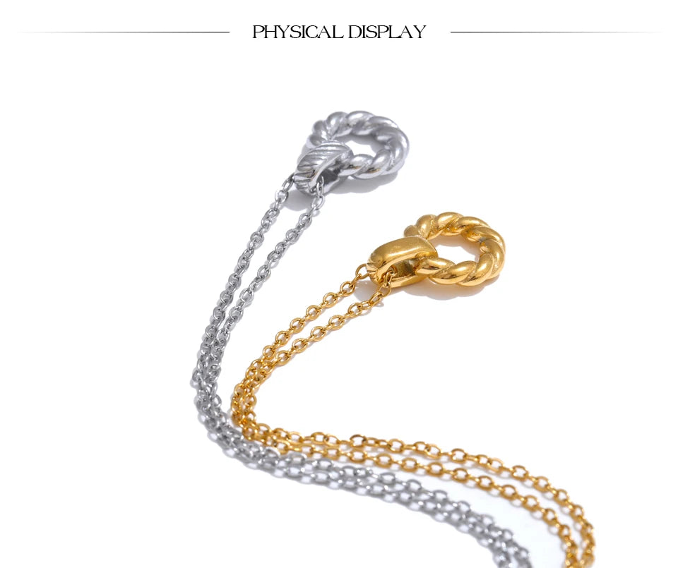 Braided Knot Pendant Necklace