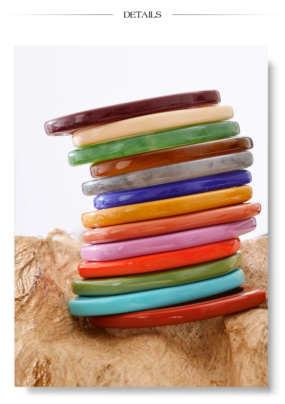 Color Pop Resin Bangle