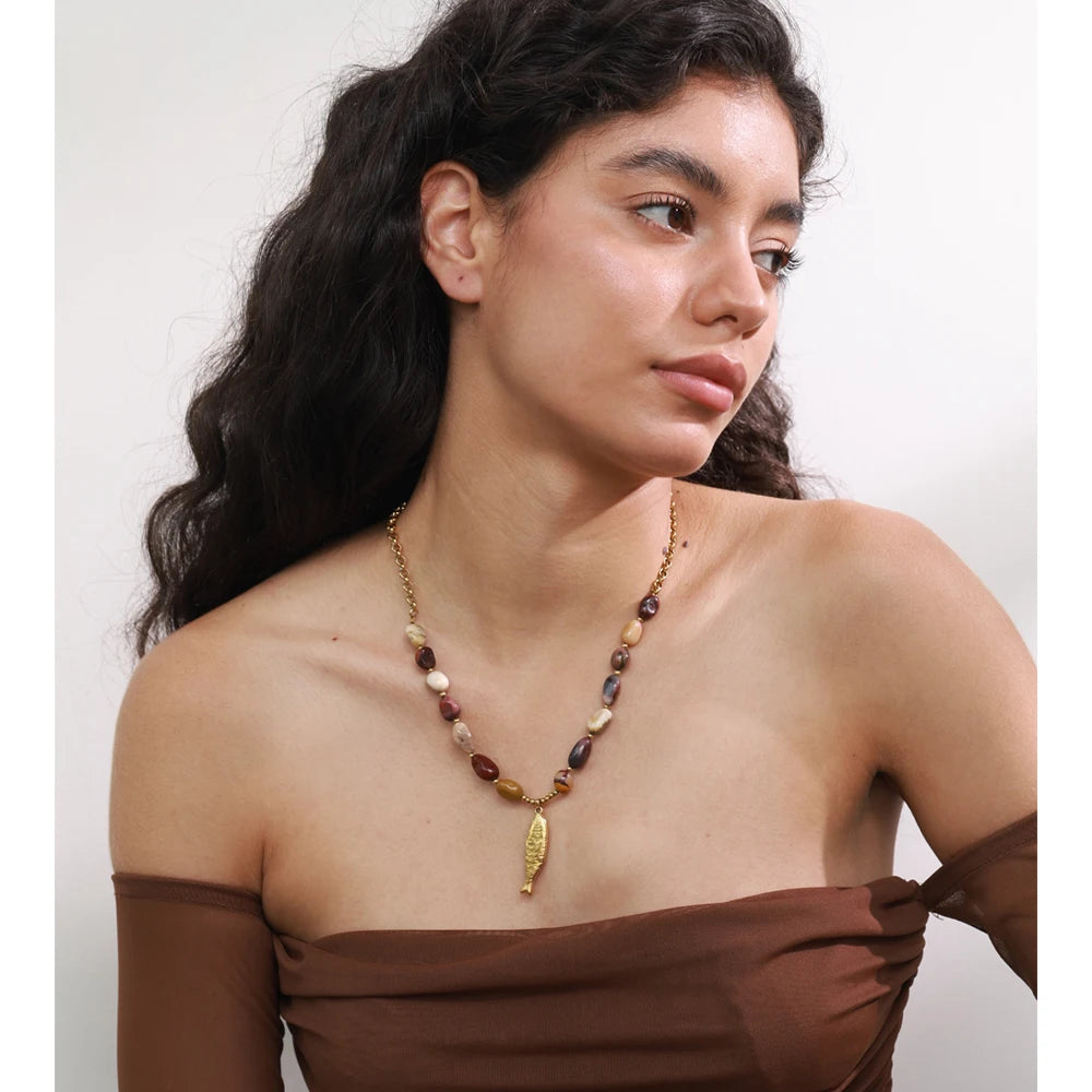 Gemstone Pendant Necklace