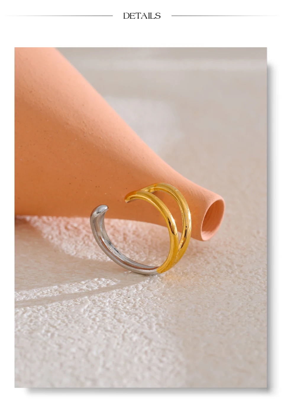 Dual Tone Sculpt Ring