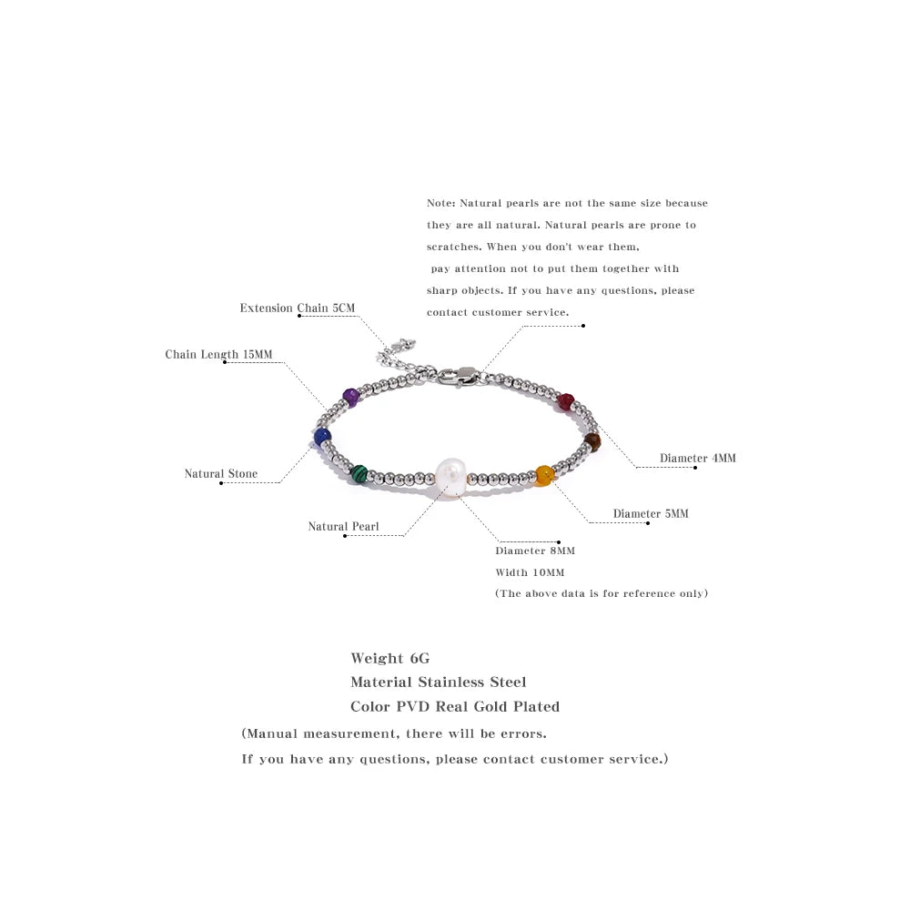 Beaded Bracelet with Multicolor Accents