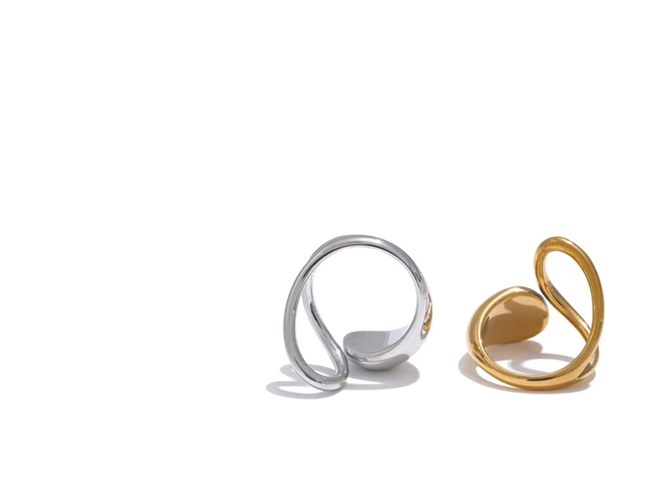 Spiral Sphere Accent Ring