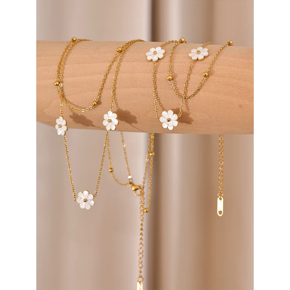 Double Layer Charm Anklet