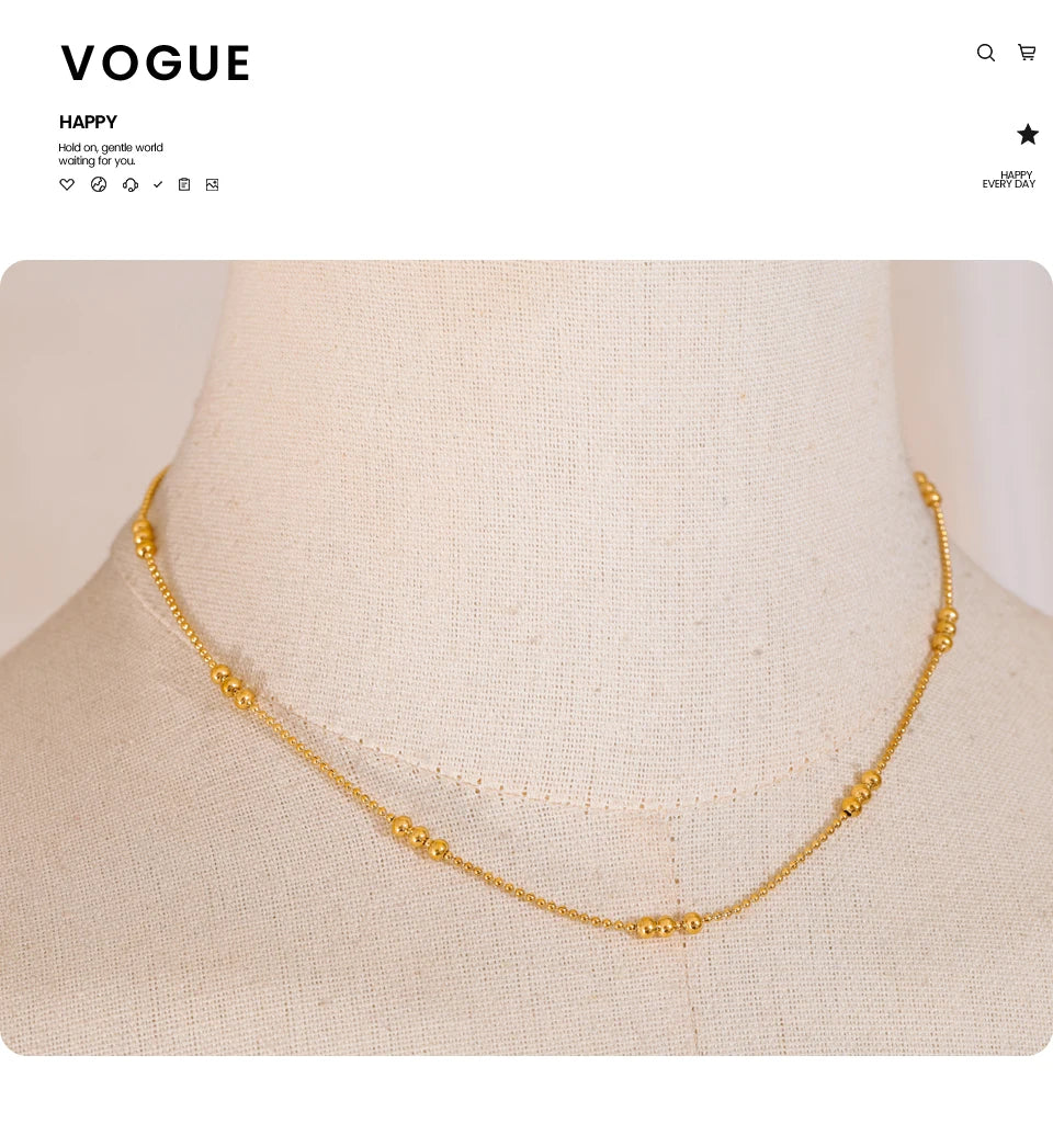 Delicate Gold Chain & Bracelet Set