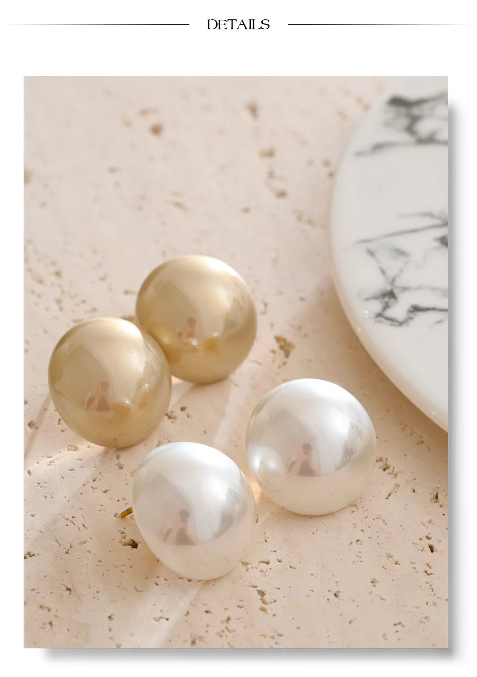 Classic Pearl Stud Earrings
