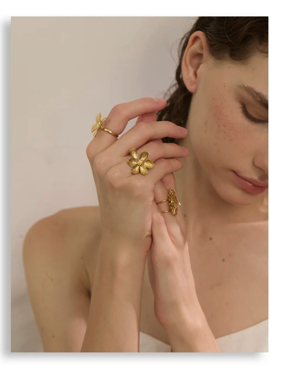 Golden Butterfly Ring