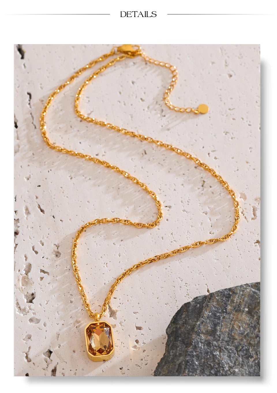 Smoky Cushion Pendant