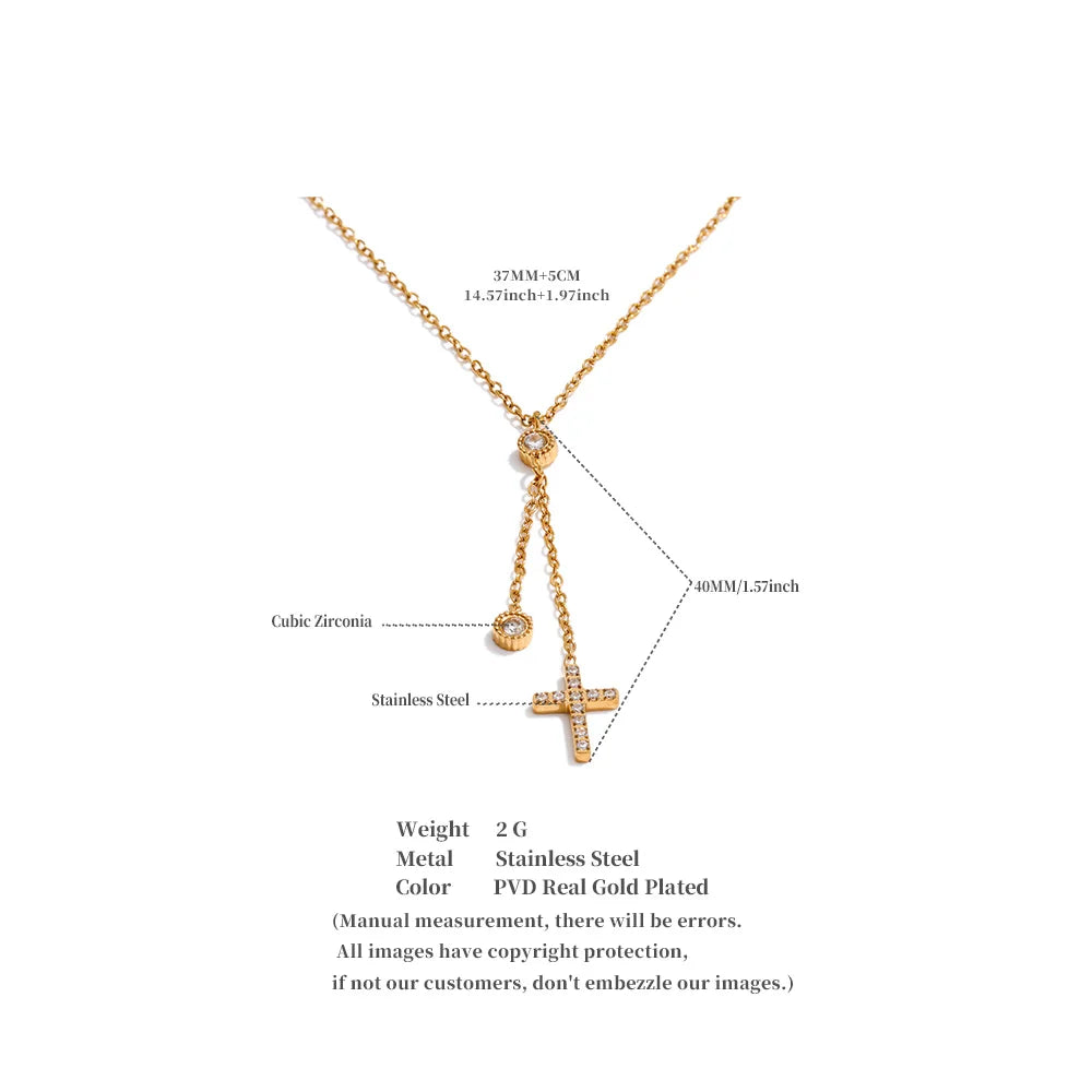 Crystal Classic Cross Pendant
