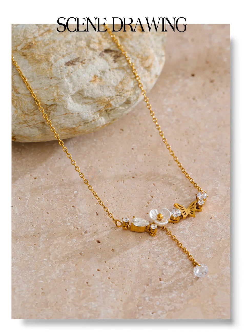 Butterfly Garden Necklace