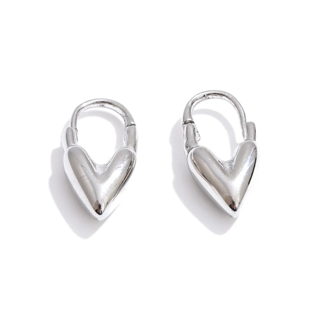 Heart Drop Earrings