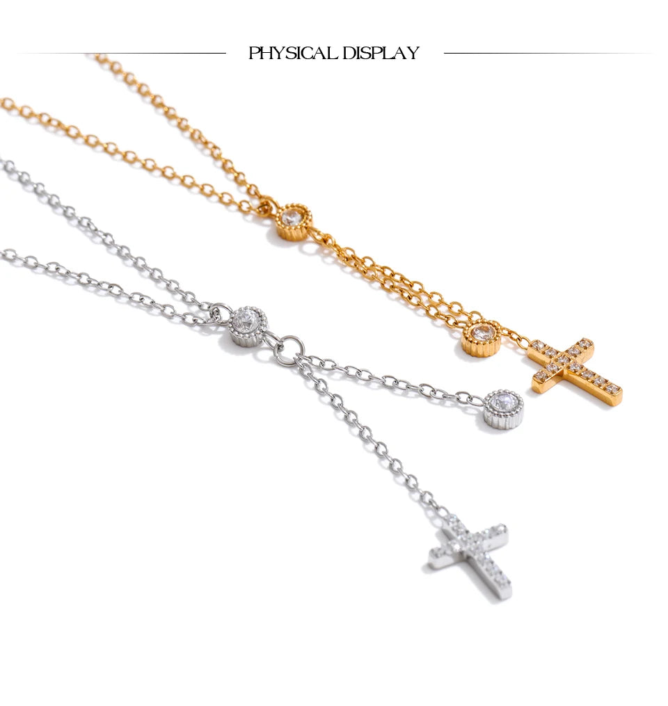 Crystal Classic Cross Pendant
